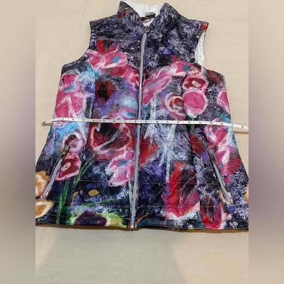 Dolcezza abstract floral vest   NWT - Picture 6 of 8